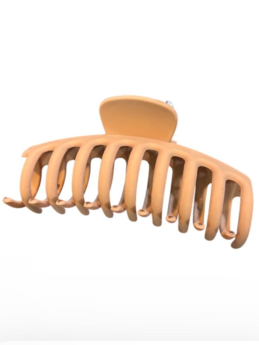 Free People Matte Tan Hair Claw Clip NWT